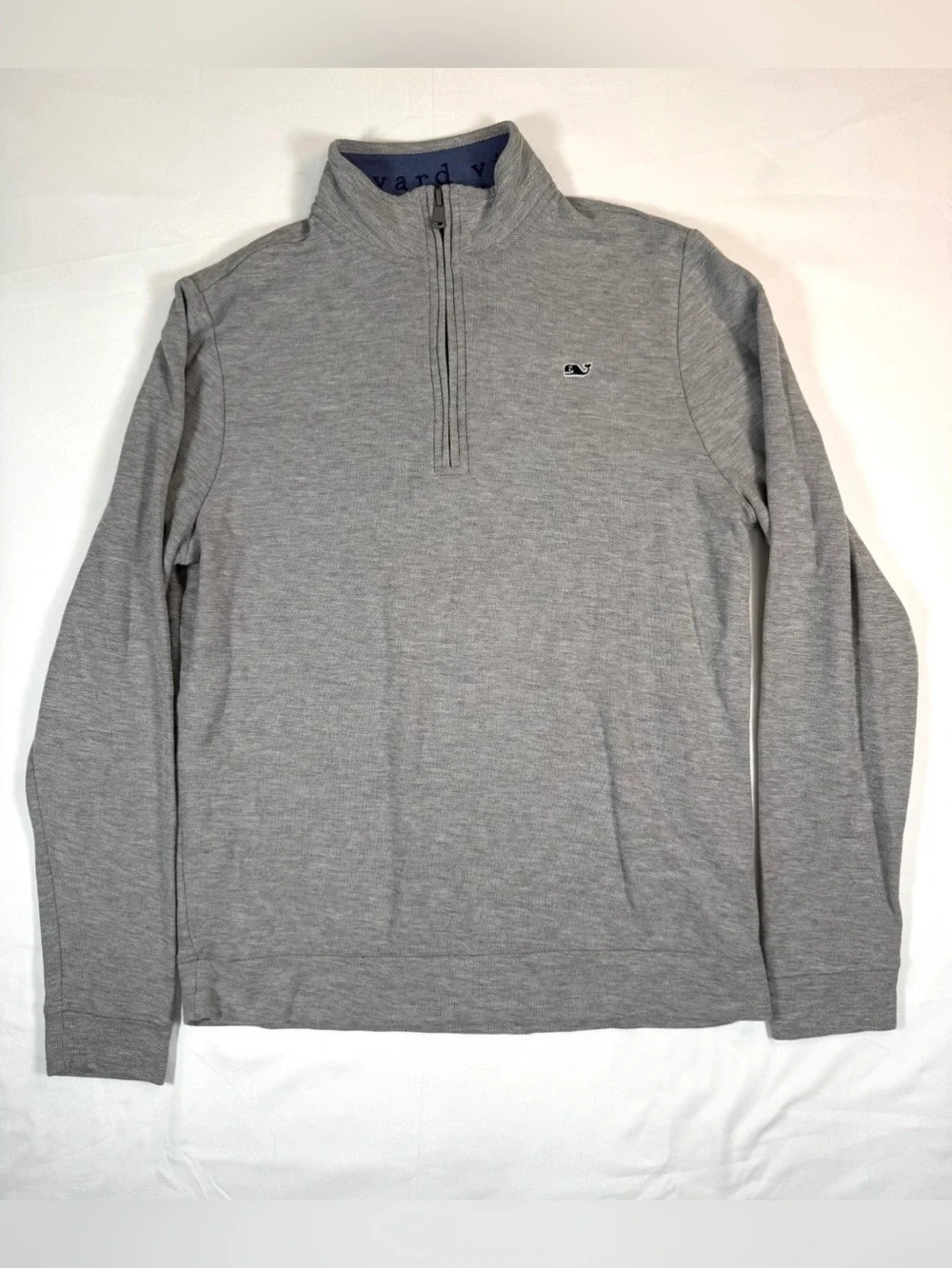 VINEYARD VINES Boys Pima Cotton Quarter Zip Pullover Size XL Classic Preppy Golf